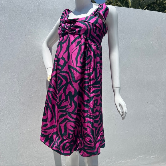 MARC JACOBS Oversize Abstract Rose Outline Babydoll Dress - Picture 14 of 15